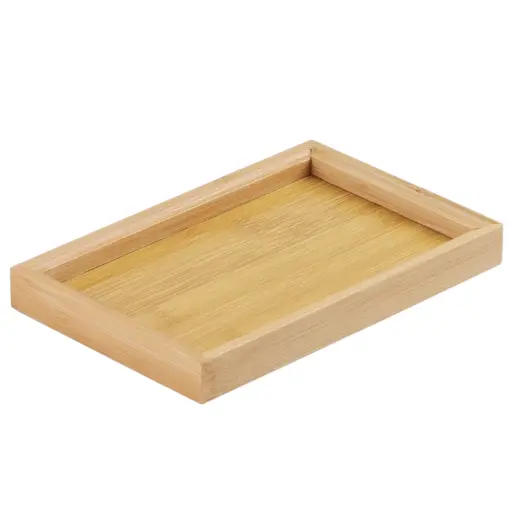[WOD0141] ถาดไม้ไผ่ 22x14 ซม.