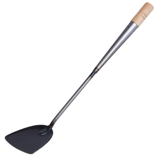[KJP0794] Iron Ladle with Wooden Handle (10.5 cm)