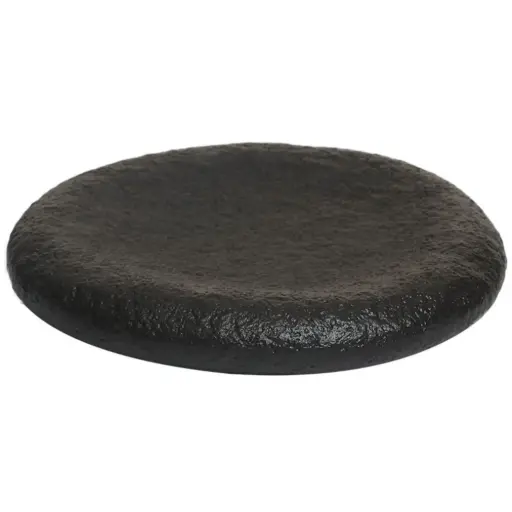 [CRM0877] Serving Plate 15 cm (Black Stone)