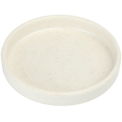 [MLM0296] メラミンカフェ丸皿 3.5" (玄米柄)