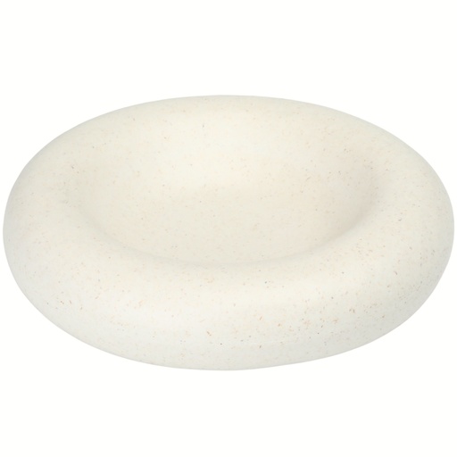 [MLM0298] Melamine Round Plate with Sunken Well 6" (Genmai Pattern)