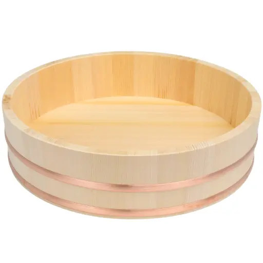 [KJP0962] Wooden Rice Mixing Tub 39 cm (Hangiri,Japan)