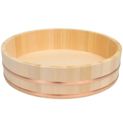[KJP0963] Wooden Rice Mixing Tub 42 cm (Hangiri,Japan)