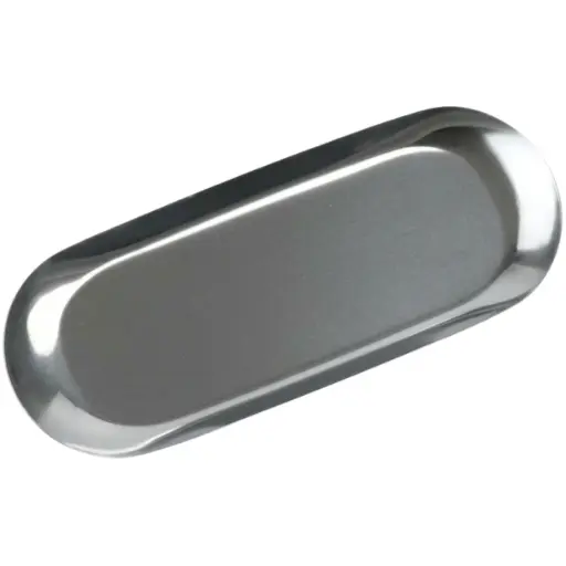 [STL0081] Oval Stainless Steel Tray 23x9.5 cm