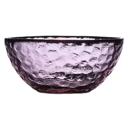 [GLS0108] Tsukemono Glass Bowl 9 cm (Pink)